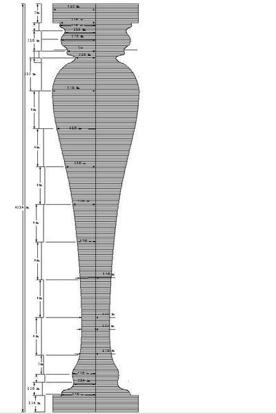 Computer Designed Pillar
